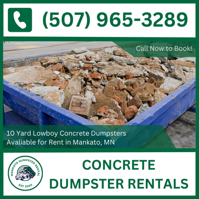Mankato Concrete Dumpster Rental